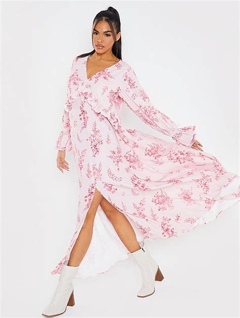In The Style Stacey Solomon Pink Maxi Dress Women George At Asda