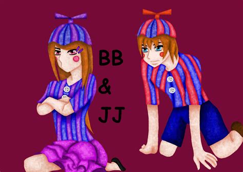 Fnaf 2 Human Bb And Jj By Dramaticalren123 On Deviantart