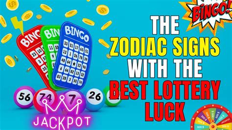 💰are You The Big Winner The Zodiac Signs With The Best Lottery Luck Lotto Horoscopes Youtube