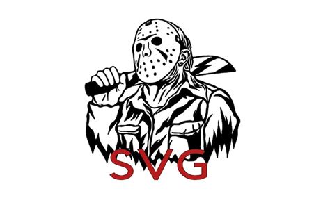 Jason Voorhees SVG Friday the 13th Svg Horror Halloween Svg - Etsy