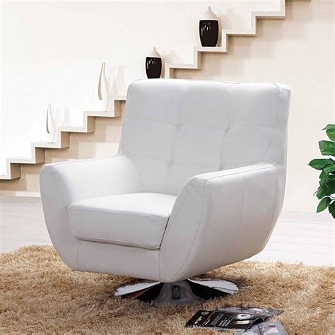 Find accent chairs at wayfair. Creative Images Astoria Leather Match Swivel Sofa Chair ...