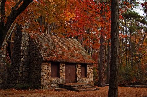 A Stone Cottage In Autumn Handmade Houses With Noah Bradley