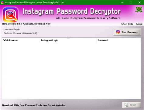 Download Instagram Password Decryptor