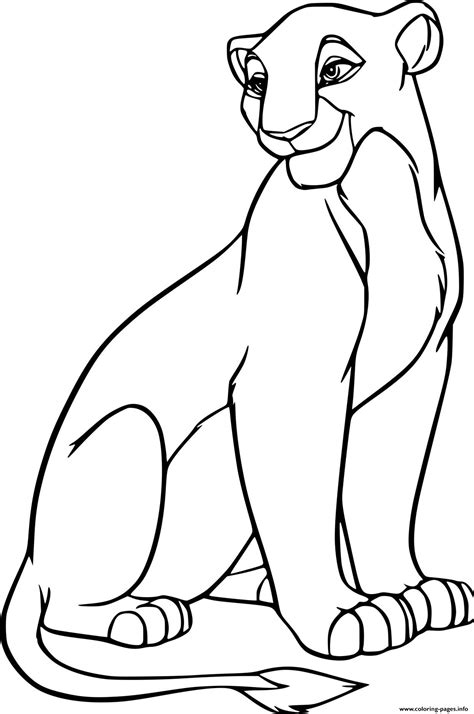 Lion King Sarabi Coloring Coloring Pages