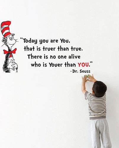 Dr Seuss Youer Than You Wall Decal By Molls Designs Eclectic