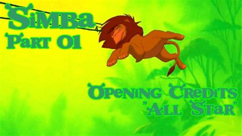 Simba Shrek Part 01 Opening Credits All Star Youtube