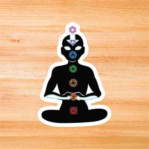 Avatar Aang Chakra Spirituel Autocollant Vinyle Mat Etsy