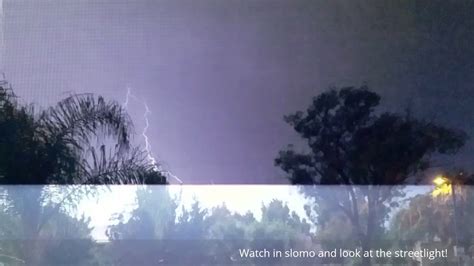 Lightning Strike Causes Power Outage Youtube