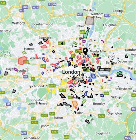 London Gang Map R7city
