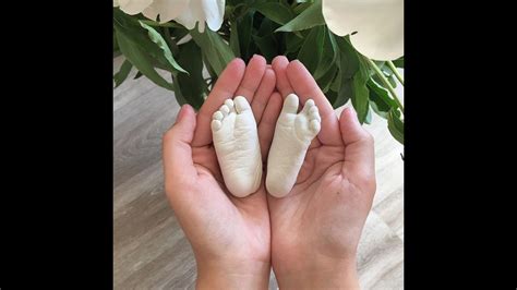Baby Newborn Moulding Casting Instructions Handprint Footprint Youtube