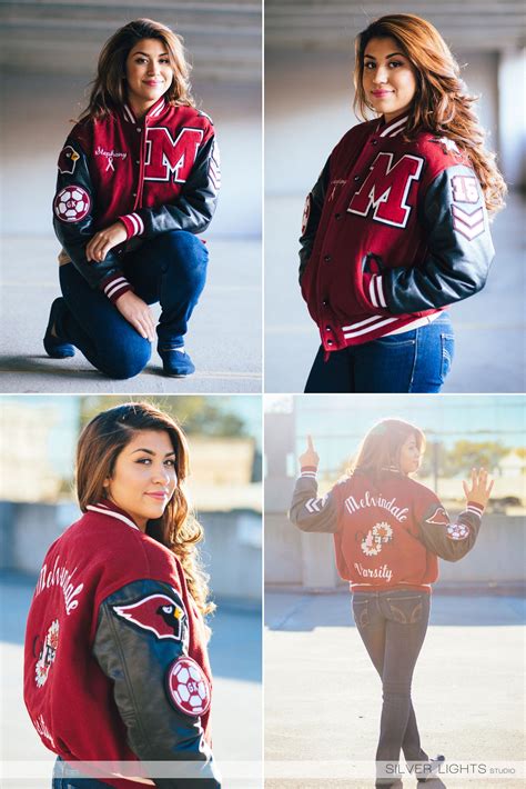 Senior Picture Ideas For Girls With Letter Jacket Girl