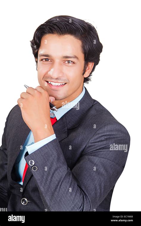 Indian Business Man Working Stock Photo Alamy