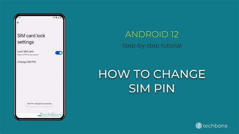 How To Change Sim Pin Android 12 Youtube