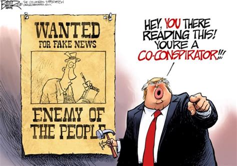 How Political Cartoonists Mock Trumps ‘enemy Of The People Attack