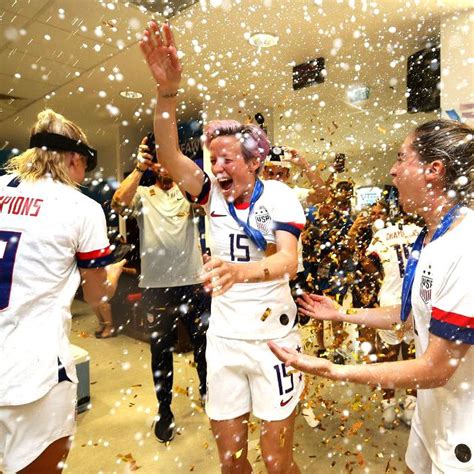 Us Womens National Soccer Team Celebrates World Cup Win