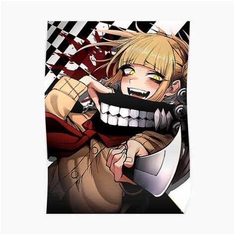 My Hero Academia Posters Himiko Toga Blood And Checkers Poster Rb2210