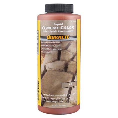 Quikrete 10 Oz Liquid Cement Color Buff 131702 The Home Depot