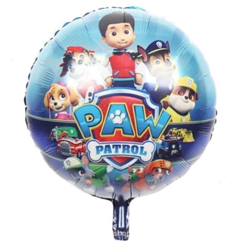 Paw Patrol Helium Balloons Chase O Marshall Etsy