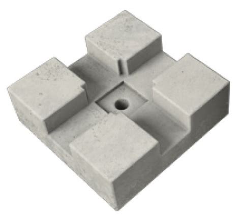 Dek Blok Concrete Decking Support Pad Composite Decking Nyes