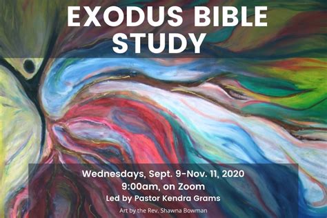 Exodus Bible Study First Presbyterian Church Of Hudson