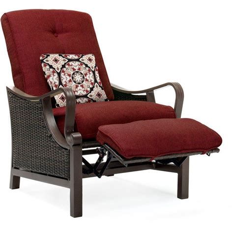 Problems with your recliner springs, reclining mechanism or the footrest? Sherwood Luxury Recliner Patio Chair with Cushions ...