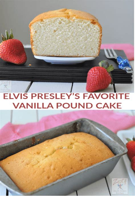Lemon yogurt, juice and grated lemon peel provide rich flavor. Delicious Elvis Presley's Favorite Vanilla Pound Cake ...