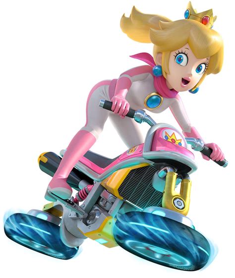 When mario is controlled by the computer, his main item used is the star. Peach - Characters & Art - Mario Kart 8 | Peach mario ...