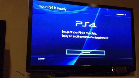 Playstation 4 System Setup Youtube