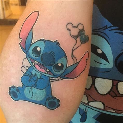 Super Fun Stitch Tattoo I Got To Do Today To Contact Me Text Or
