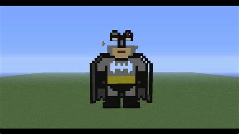 Batman Pixel Art Minecraft Youtube