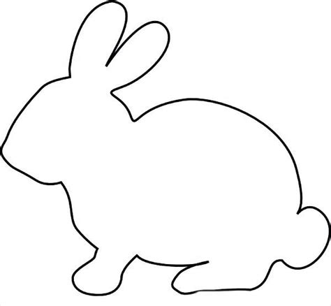 The fun painting technique used to make this bunny rabbit. 600x555 Bunny Outline Printable Bunny Face Printable Bunny ...