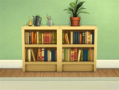 My Sims 4 Blog Moderate And Subordinate Intellect Bookcases By Plasticbox