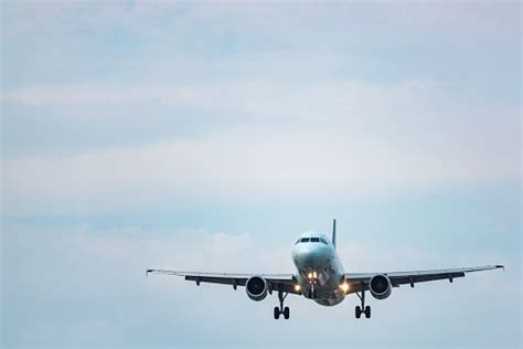Airplane Landing In Toronto Stock Photo Download Image Now