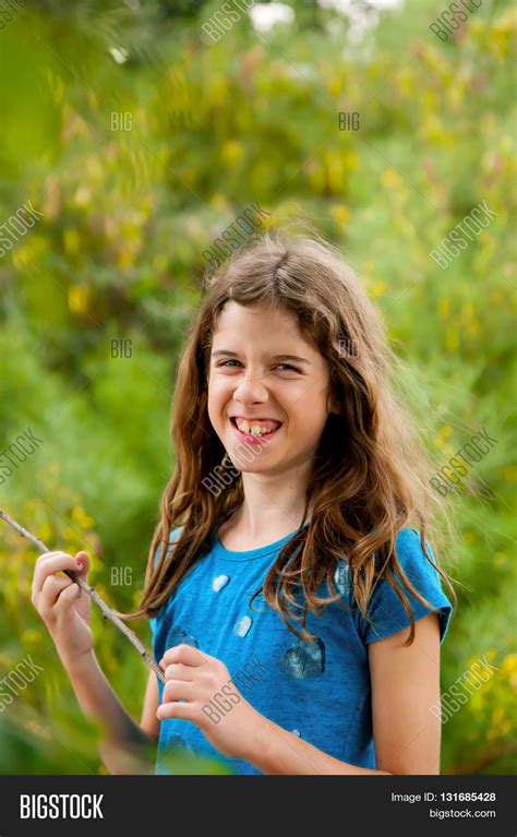 Laughing Tween Girl Image And Photo Free Trial Bigstock