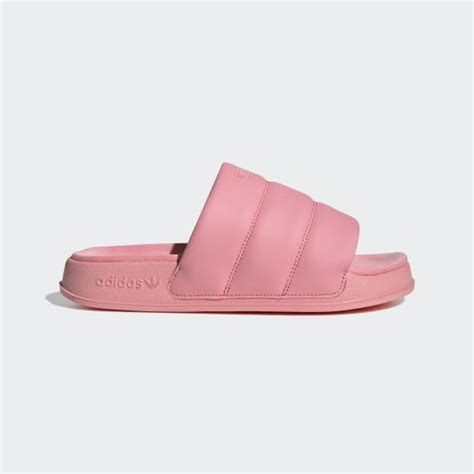 Adidas Adilette Essential Slides Pink Adidas India