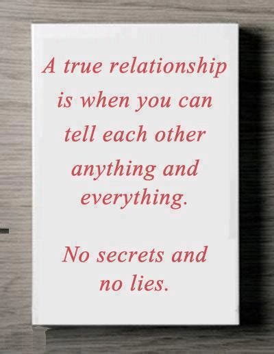 hiding things in a relationship quotes quotesgram
