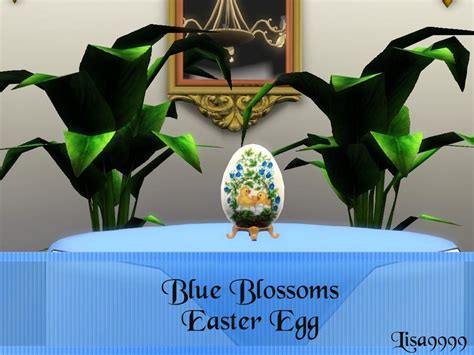 The Sims Resource Blue Blossom Easter Egg