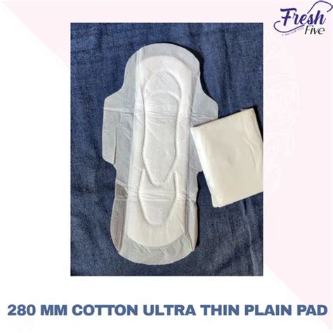 280mm Cotton Ultra Thin Plain Sanitary Pad For Menstrual Periods At Rs 24piece In Surat