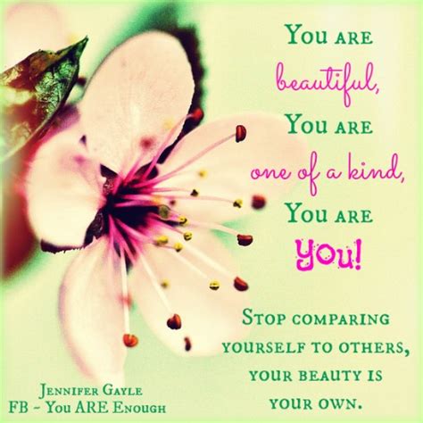 Know You Are Enough You Are You And You Are Beautiful