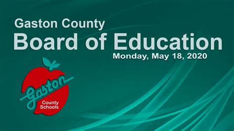 It was founded back in 1900. Monday, May 18, 2020 Gaston County Board of Education ...