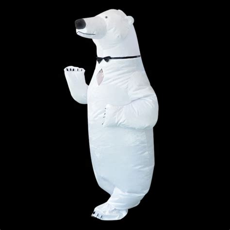 Purim Inflatable Polar Bear Costume Mascot Costumes Animal Fantasias