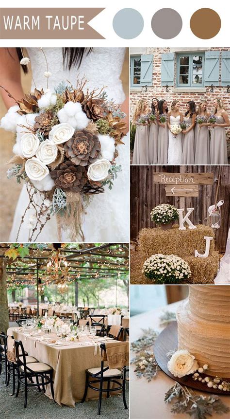Fall Country Wedding Colors