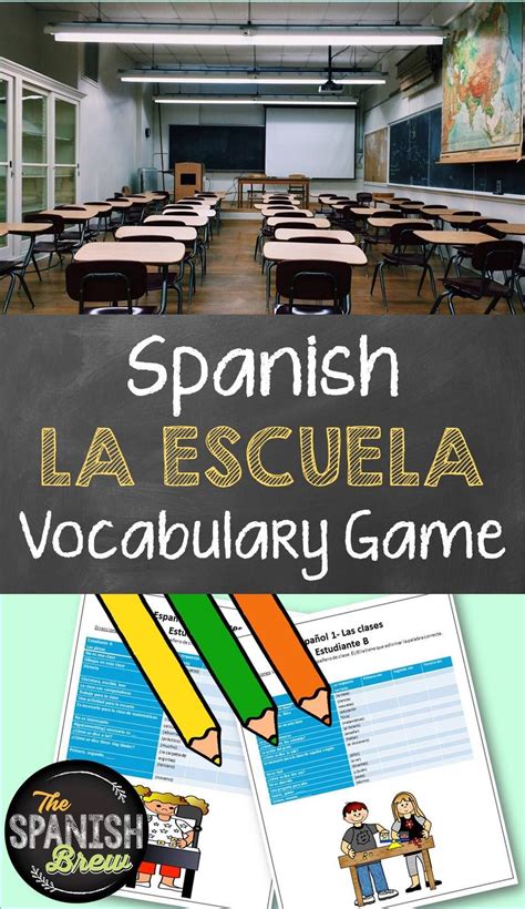 My Spanish Students Love Playing This Vocabulary Game About School