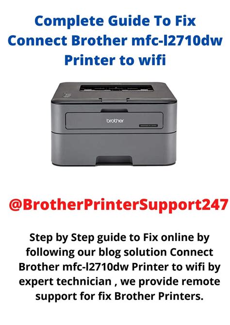 How To Connect Brother Printer To Wifi Mfc L2710dw References