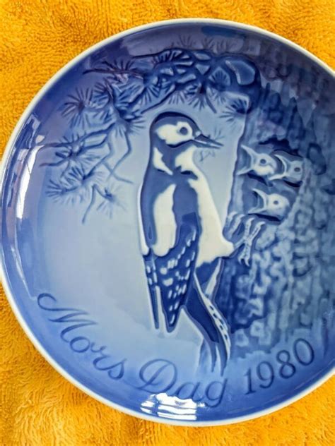Bing And Grondahl Mothers Day Plate 1980 Woodpecker Antique Price