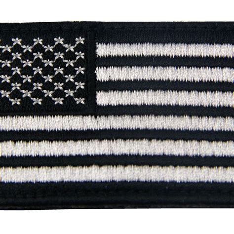 Tactical Embroidered Usa Flag Velcro American Applique Patch Embird