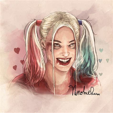 Harley Quinn Fan Art By Ninobw Chu On Deviantart