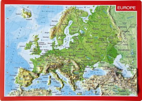 Reliefpostkarte Europa Von Andre Markgraf Buch
