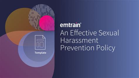 Workplace Sexual Harassment Policy Template Emtrain