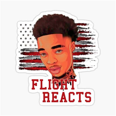 Flight Reacts A Flight Reacts A Flight Reacts Sticker For Sale By